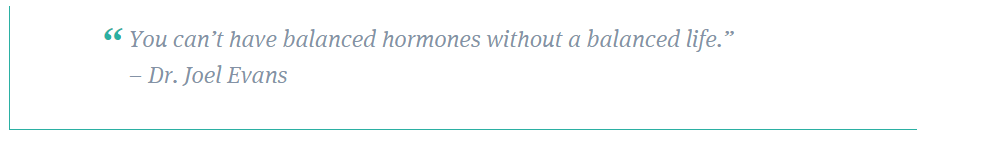 Balence Quote Joel Evans