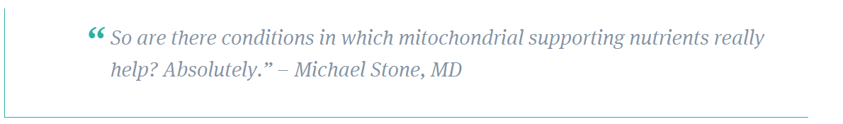 stone quote on mitochondrial support